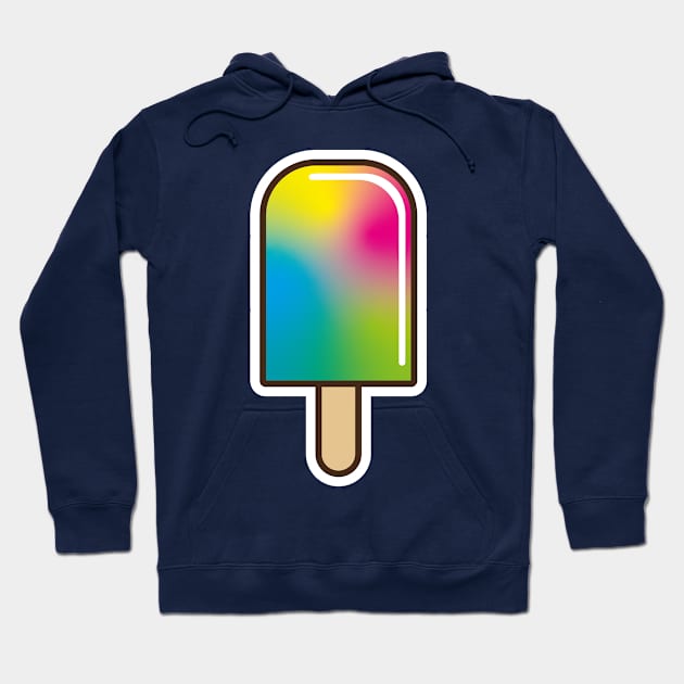 trippy psychedelic vector of a lolly Hoodie by Bubsart78